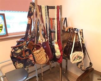 Lots and lots of purses