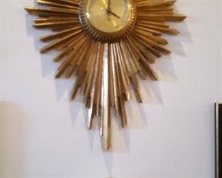 Sunburst clock