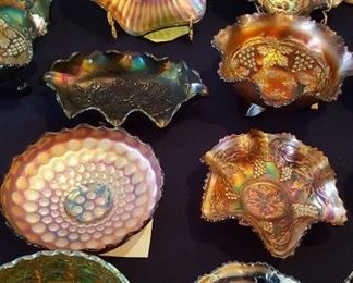 More Carnival glass