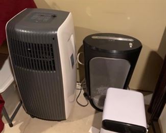 Air conditioner, shredder, cooler