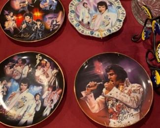 Elvis Presley collectible plates