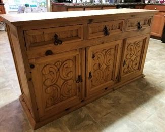 Kitchen Island (Pine wood)
