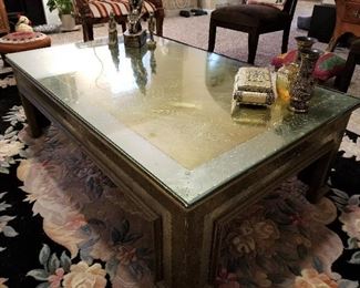Rudolfo Dubarry Signed Coffee Table