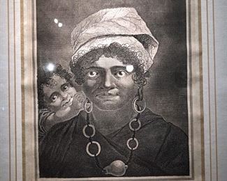 Woman from Island of Tanna Engravings by J. Basire. Ca.1777.