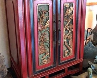 Lacquered Chinese Cabinets