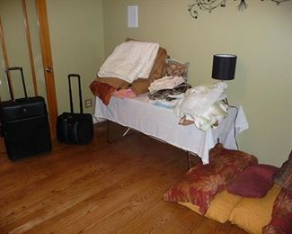 Suitcases and Linens