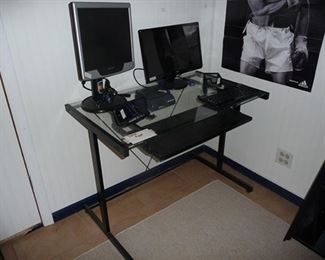 Desk and Electronics