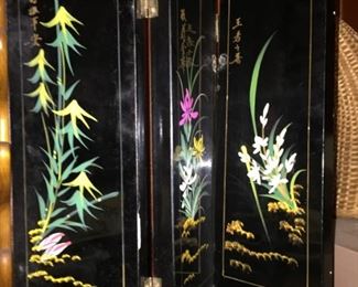 Folding Asian Panel.