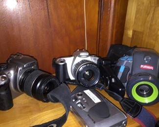 All kinds of cameras.