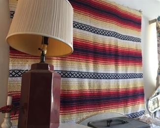 More lamps and blanket.