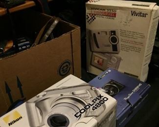 All kinds of cameras.