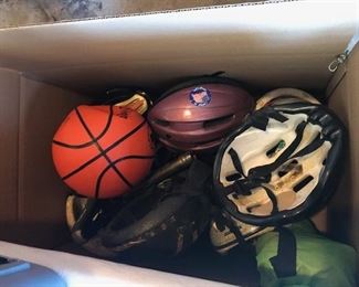 Bike Helmets and accessories.