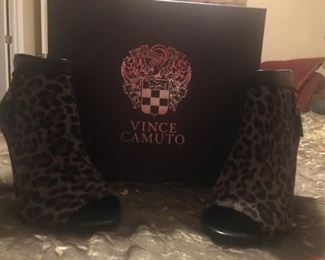 leopard print booties