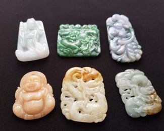 Jadeite/Stone Pendants https://ctbids.com/#!/description/share/338012 