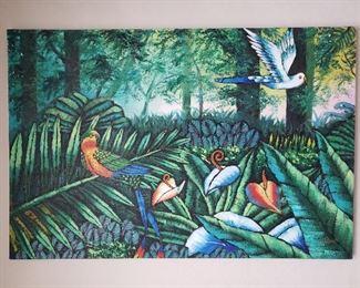 Artist C. Loft Rainforest Print https://ctbids.com/#!/description/share/338025
