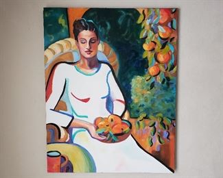 Woman with Peaches https://ctbids.com/#!/description/share/338046