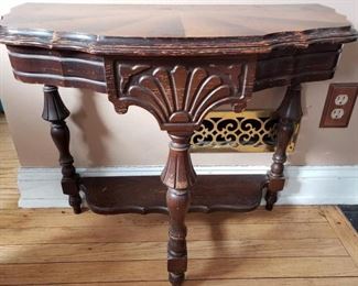 Antique Fan Design Side Table https://ctbids.com/#!/description/share/335483