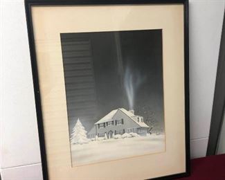 Snowy House print https://ctbids.com/#!/description/share/337581