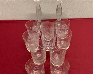 Glasses, candle sticks, and perfume bottle https://ctbids.com/#!/description/share/337627
