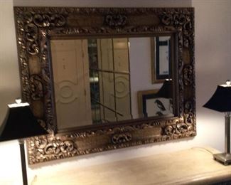 Ornate Wood-Framed Mirror https://ctbids.com/#!/description/share/338101