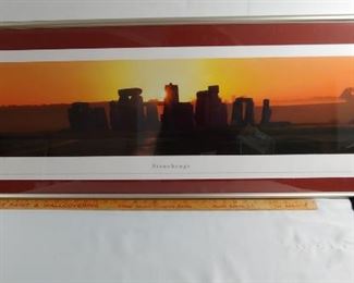Framed & matted picture of Stonehenge https://ctbids.com/#!/description/share/338008