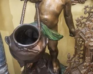 Cherub statues bronze