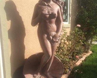 Greek goddess statue
