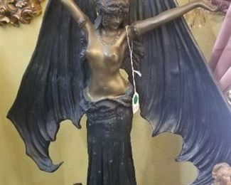 Fine statue over 3' tall Bronze