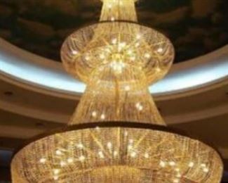 Large chandelier 6' tall