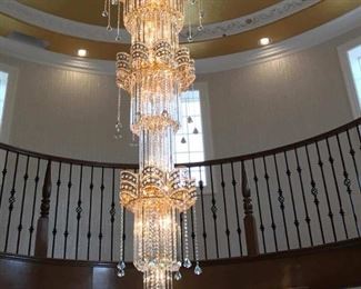 Large chandelier 9 foot