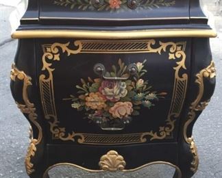 Floral nightstand dresser