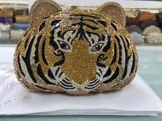 Tiger evening purse