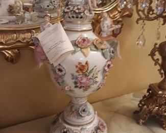 German porcelain vase