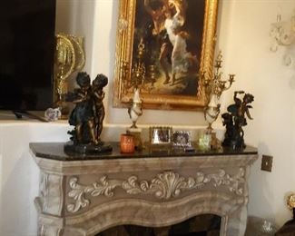 Oil paintings and Bronze statues