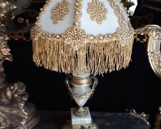 Italian lamp with custome lamp shade. There are 2 like this