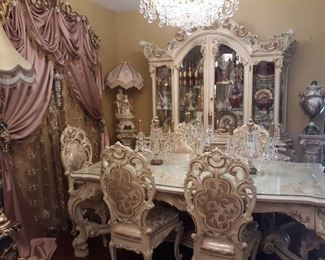 Italian dining room and living room sets