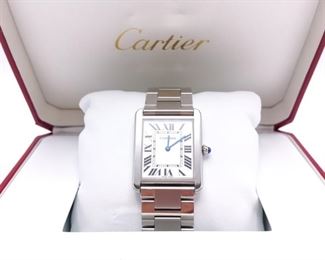 Cartier Tank Solo Watch in Original Box