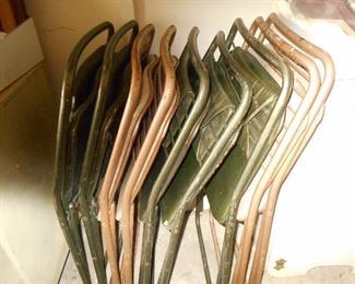 Vintage folding chairs