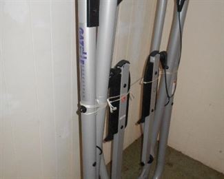 Stair step manual exercise equipment