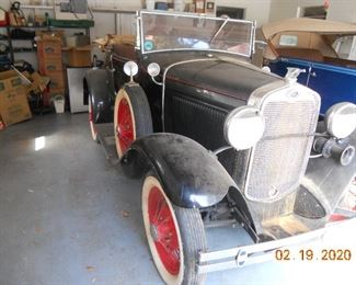 1930 Model A Roadster - Complete - Needs  TLC to Run