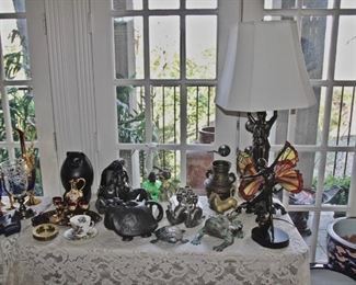 Art Nouveau Fairy Lamp, Figurines, Decor