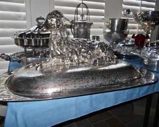 Pewter Lamb Serving Tray