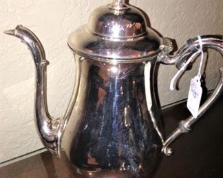 Silver plate coffee/tea pot