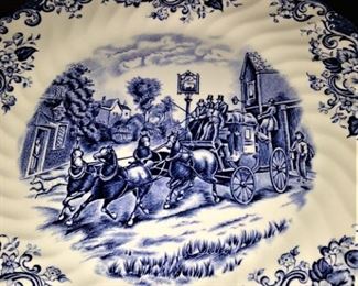 English dishes - Johnson Brothers  "Coaching Scenes"