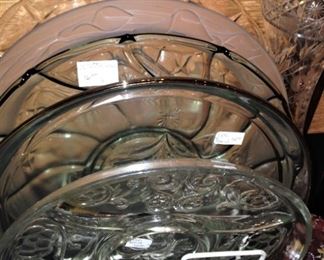 Variety of serving plates