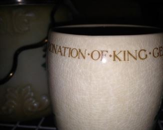 Cup from the time of the Coronation of King George  
