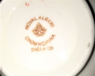 Royal Albert Crown china tea cup & saucer