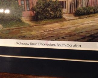 "Rainbow Row" in Charleston, South Carolina