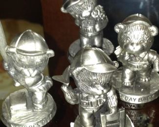 Small pewter figures