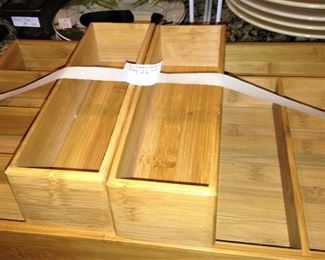 Wooden drawer dividers